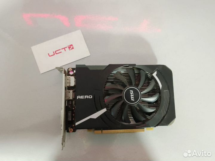 Видеокарта MSI Geforce GTX1050 Ti Aero ITX 4Gb