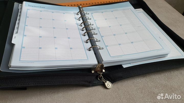 Кожаный ежедневник портфель барсетка