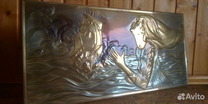 Чеканка медная СССР 