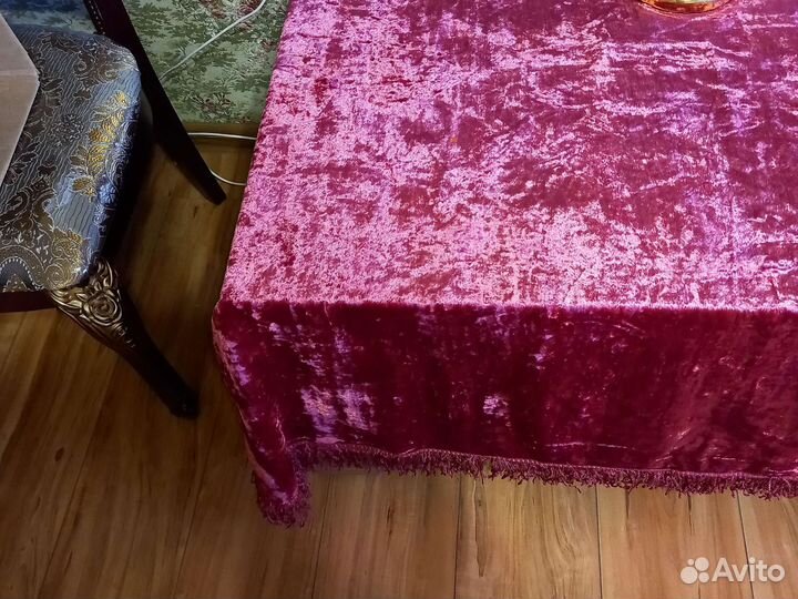 Плюшевая скатерть СССР