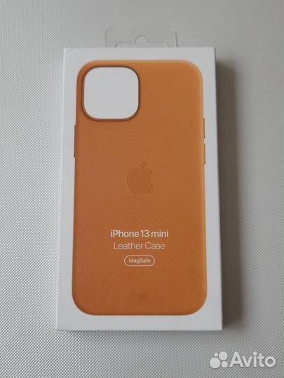 Чехол Leather Case на iPhone 13 mini оригинал