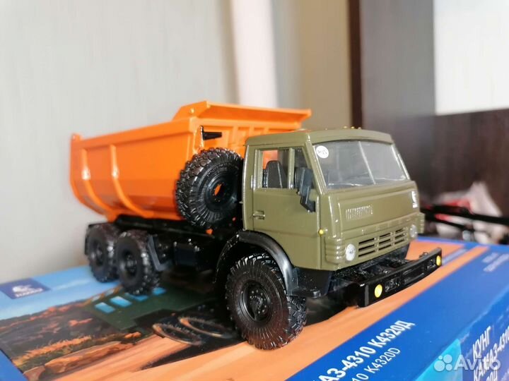 Модель камаз-4310 самосвал U-образный кузов