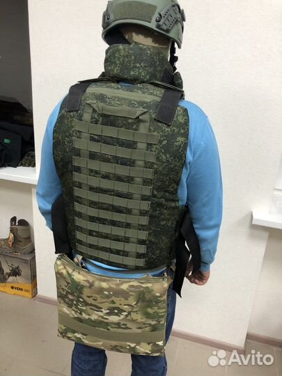 Бронежилет кевларовый с дополнительной защитой