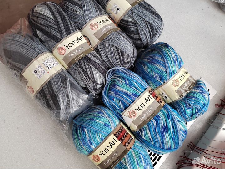 Пряжа для вязания crazy color