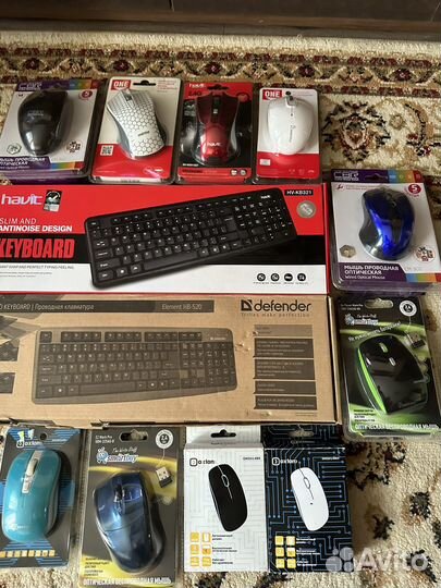 Беспроводная мышь и клавиатура