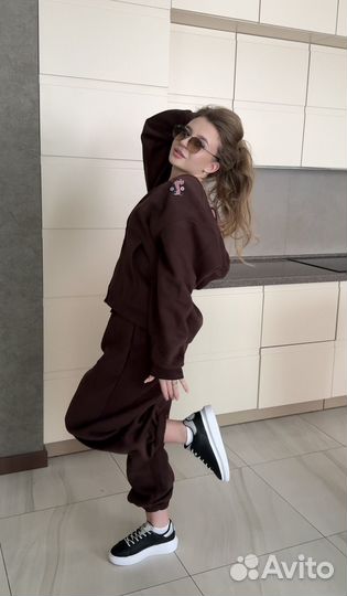 Женский спортивный костюм оверсайз