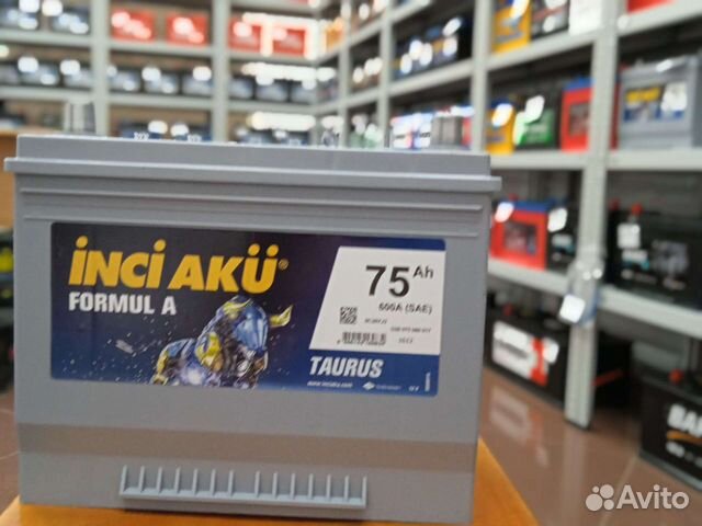 Акб Inci Aku 75a/h новый с гарантией