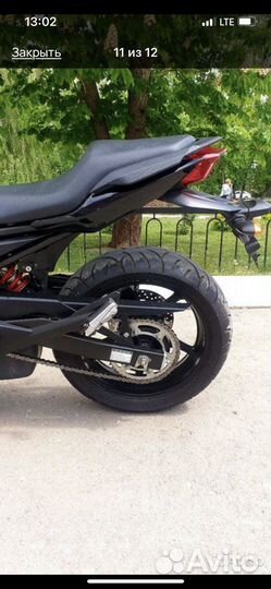 Мотоцикл Yamaha в идеальном состоянии