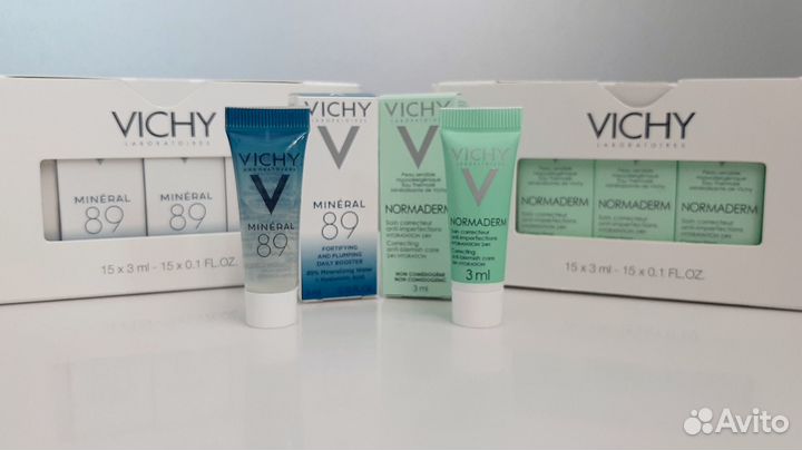 Vichy mineral 89 сыворотка и крем Normaderm