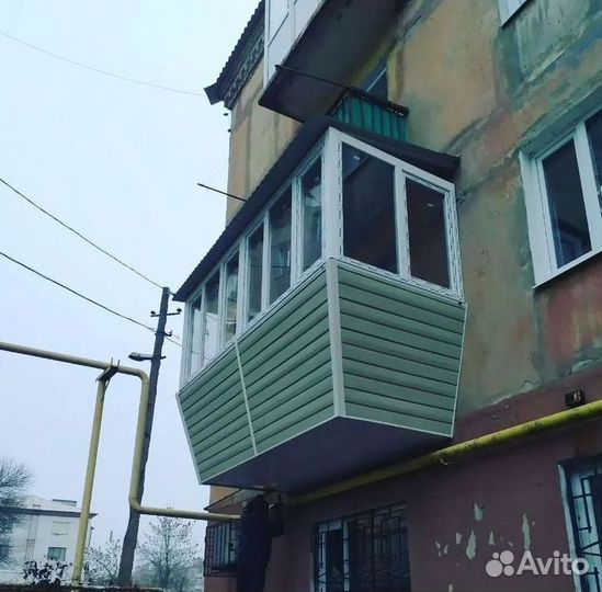 Пластиковые балконы собственное производств