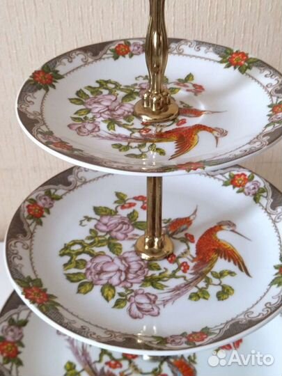 Ваза фруктовница. Винтаж. Чехословакия