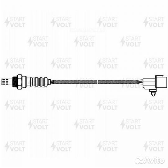 Startvolt VS-OS 0540 Датчик кисл. для а/м Chevrolet Epica (06) 2.0i/2.5i после кат. короткий