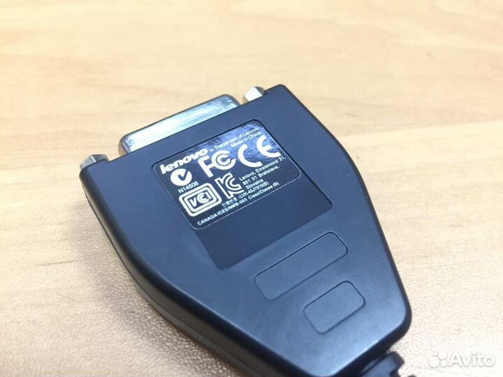 Кабель Lenovo DisplayPort на DVI-D 20см 43N9159