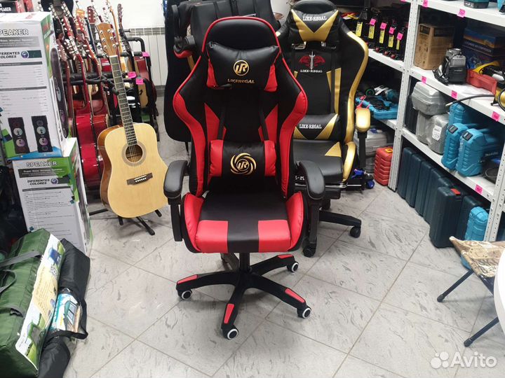 Компьютерное кресло игровое геймерское новое