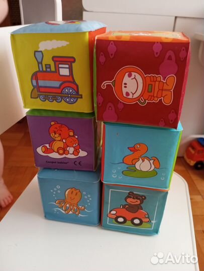 Кубики мягкие