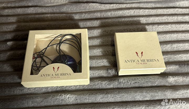 Комплект украшений муранское стекло