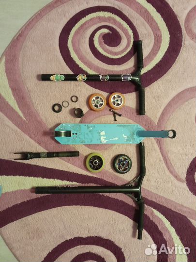 Запчасти на трюковой самокат