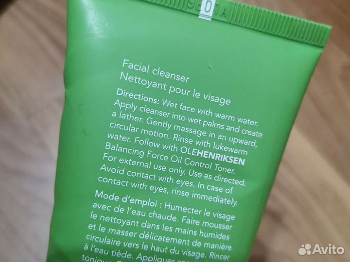 Гель пена для умывания olehenriksen