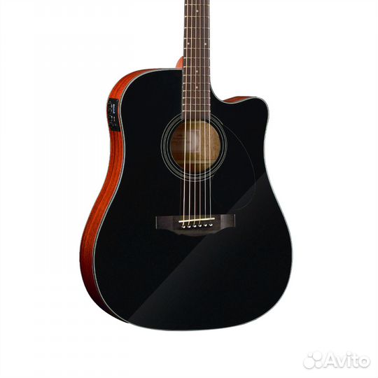 Электроакустическая гитара Kepma edce Black