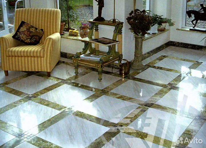 Полы из натурального камня