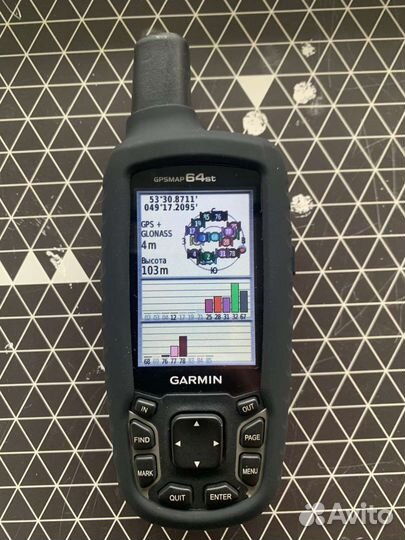 Навигатор Garmin GPSmap 64st «С картами»