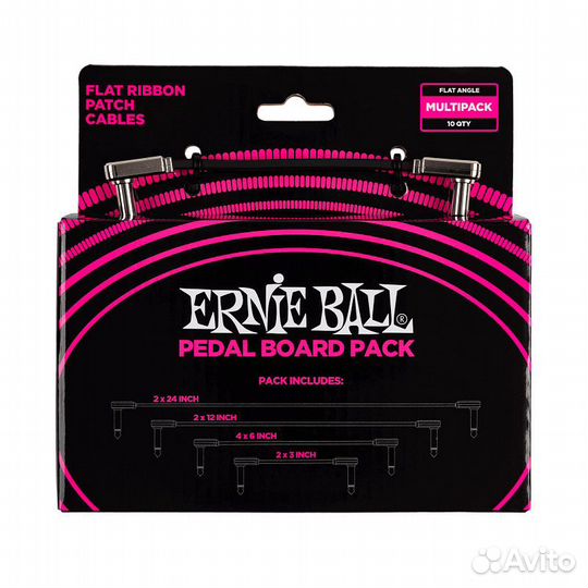 Набор из 10х патчей Ernie Ball 6224 Fla. (Новый)
