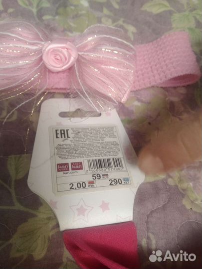 Повязка на голову для девочьки