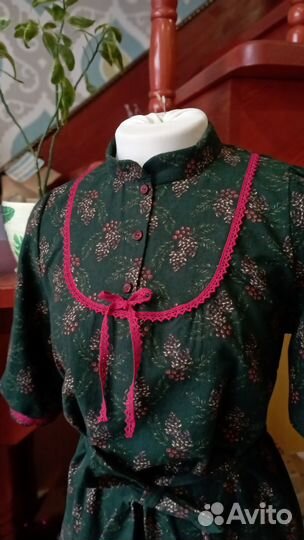 Платье из теплого хлопка