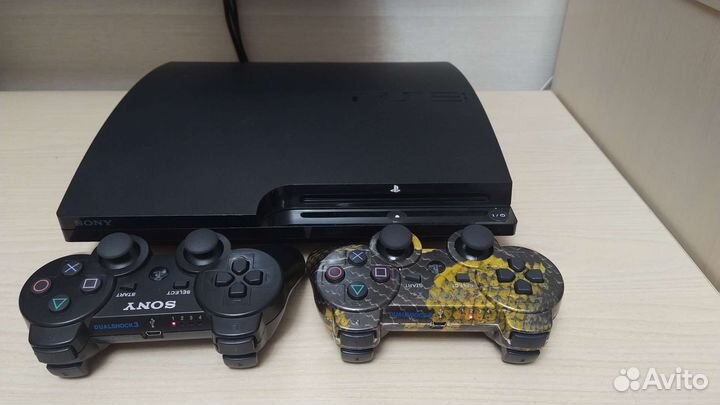 Игровая приставка ps3 slim 160Gb прошитая