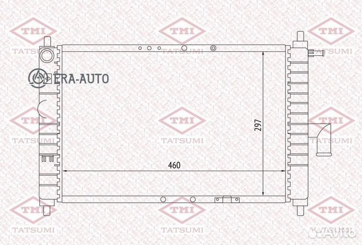 Tatsumi TGA1081 Радиатор охлаждения