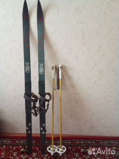 Беговые лыжи детские СССР