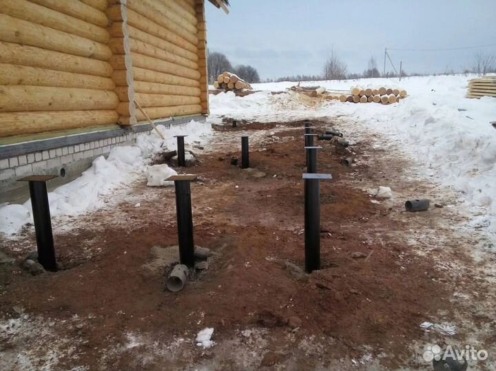 Винтовые сваи под ключ