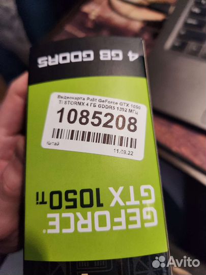 Gtx 1050ti 4gb Palit Новая