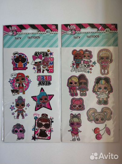 Наклейки Лол и Щенячий патруль