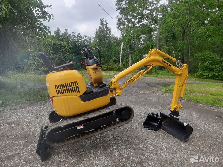 Мини-экскаватор Komatsu PC10MR-2, 2017