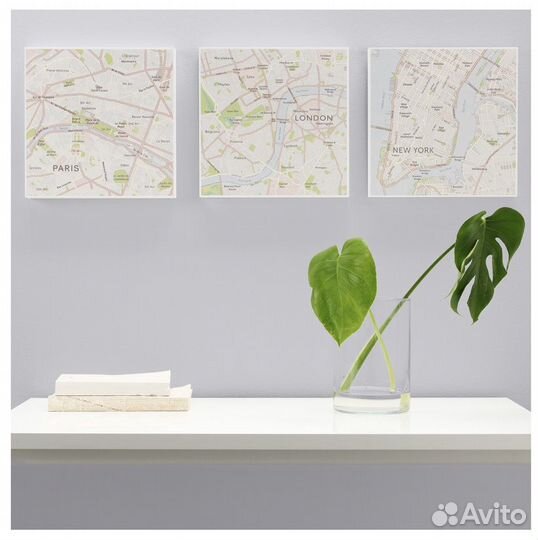 Постеры бьёрнамо икеа 3 шт