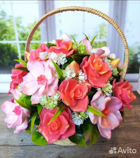 Букет из мыла ручной работы