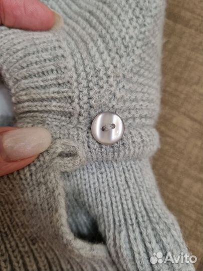 Зимняя шапка журавлик