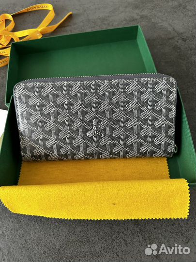 Goyard Matignon GM Grey кошелек