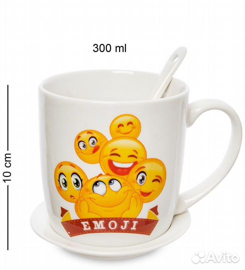 Н-р из 2-х кружек в подарочной коробке Эмодзи A2132993