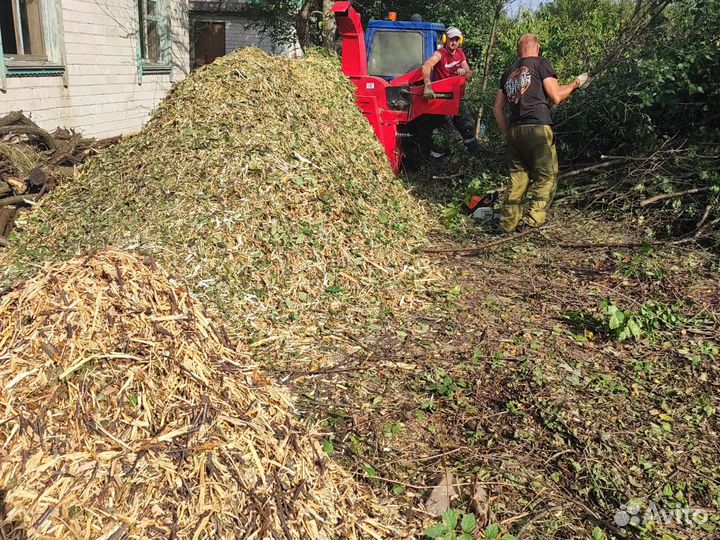 Щепа#Мульча (для декора и от сорняков)