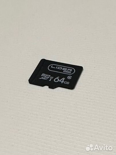 Карта памяти MicroSD 64gb