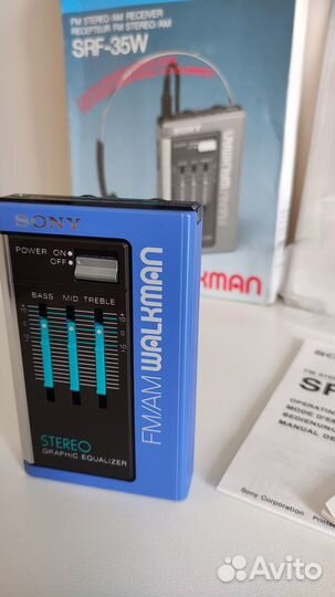 Кассетный плеер Радио Sony SRF-35W