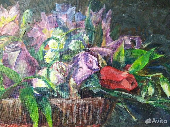 Картина акрилом 