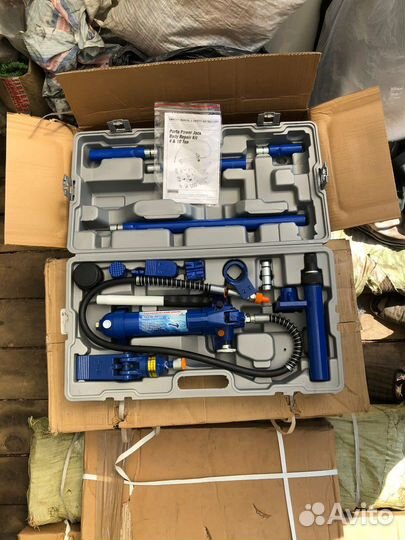 Набор гидравлики для правки кузова и рамы 4т