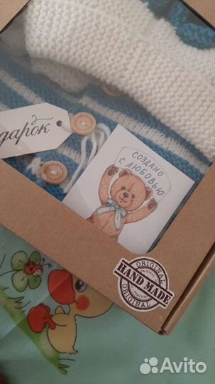 Костюм вязаный детский,можно подарить в подарок