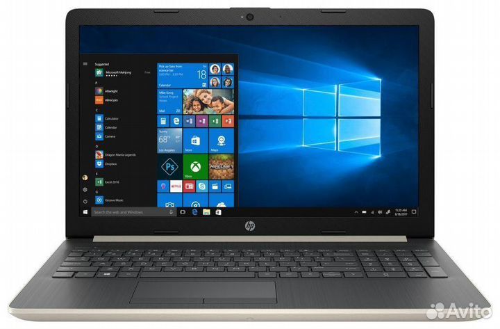 Новый HP 15 -da0168ur Core i3,4gb,1000gb+ssd,1gb