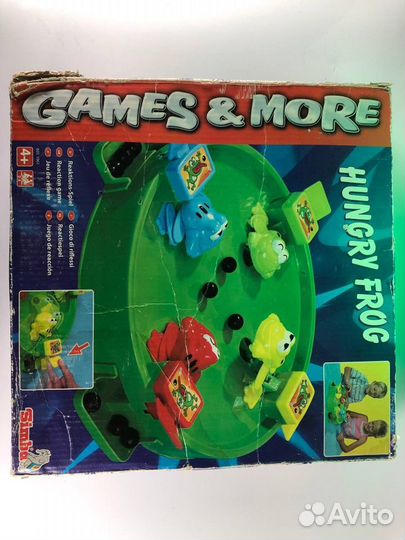 Детская настольная игра Голодные Лягушки