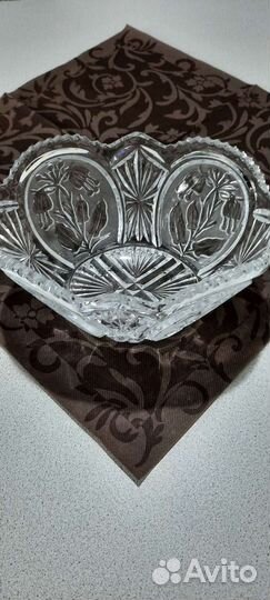 Салатник хрустальный