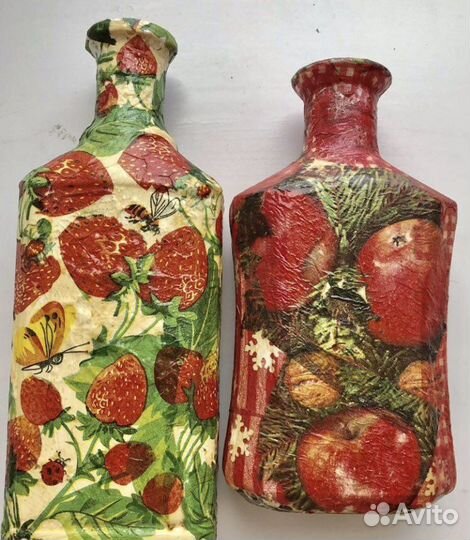 Бутылка декоративная